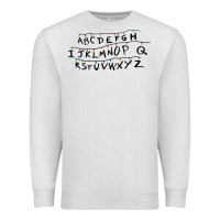 Oatmeal Heather stranger alphabets funny Premium Sweatshirt - artisFamous