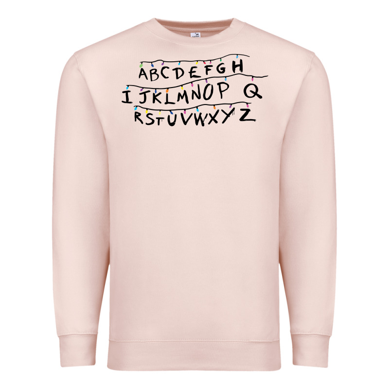 Stranger Alphabets Funny Premium Sweatshirt by artisFamous | Teevron