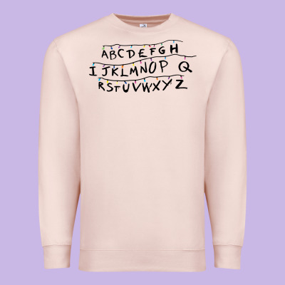Stranger Alphabets Funny Premium Sweatshirt Designed By Artisfamous