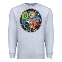 Heather Grey doge Premium Sweatshirt - artisFamous