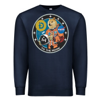 Navy doge Premium Sweatshirt - artisFamous