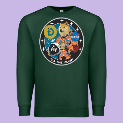 Doge Premium Sweatshirt Designed By Artisfamous