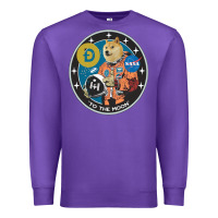 Purple doge Premium Sweatshirt - artisFamous