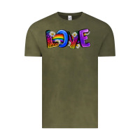 Vintage Olive Western Love LGBTQ+ Vintage Tee - BundleAndBundleShop
