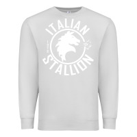 Dove Grey Italian Stallion Premium Sweatshirt - artisFamous
