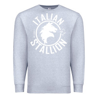 Heather Grey Italian Stallion Premium Sweatshirt - artisFamous