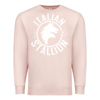 Pale Pink Italian Stallion Premium Sweatshirt - artisFamous