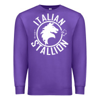 Purple Italian Stallion Premium Sweatshirt - artisFamous