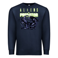 Navy Predator Alien Premium Sweatshirt - artisFamous