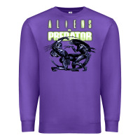 Purple Predator Alien Premium Sweatshirt - artisFamous