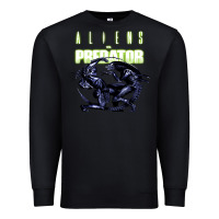 Black Predator Alien Premium Sweatshirt - artisFamous