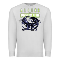Dove Grey Predator Alien Premium Sweatshirt - artisFamous