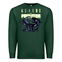 Sports Green Predator Alien Premium Sweatshirt - artisFamous