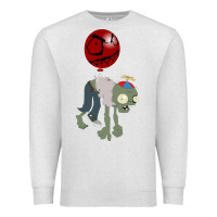 Oatmeal Heather Plants vs. Zombies Premium Sweatshirt - artisFamous