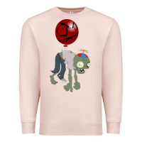 Pale Pink Plants vs. Zombies Premium Sweatshirt - artisFamous