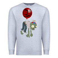 Heather Grey Plants vs. Zombies Premium Sweatshirt - artisFamous