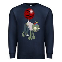 Navy Plants vs. Zombies Premium Sweatshirt - artisFamous