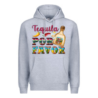 Heather Grey mexican tequila por favor Premium Hoodie - Artiststas