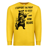 Lemon bear arms 2nd amendment funny hunting Premium Sweatshirt - artisFamous
