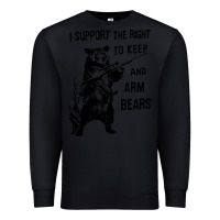 Black bear arms 2nd amendment funny hunting Premium Sweatshirt - artisFamous