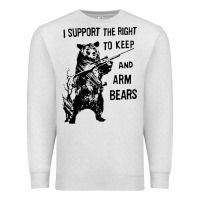 Bear Arms 2nd Amendment Funny Hunting Premium Sweatshirt | Teevron