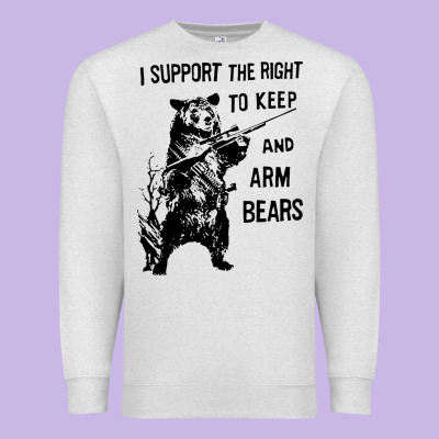 Bear Arms 2nd Amendment Funny Hunting Premium Sweatshirt Designed By Artisfamous