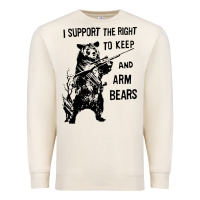 Sandshell bear arms 2nd amendment funny hunting Premium Sweatshirt - artisFamous