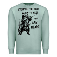 Seafoam bear arms 2nd amendment funny hunting Premium Sweatshirt - artisFamous