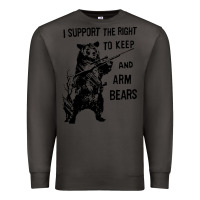 Smoke bear arms 2nd amendment funny hunting Premium Sweatshirt - artisFamous