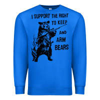 True Royal bear arms 2nd amendment funny hunting Premium Sweatshirt - artisFamous