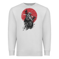 Dove Grey Soul of Samurai Premium Sweatshirt - artisFamous