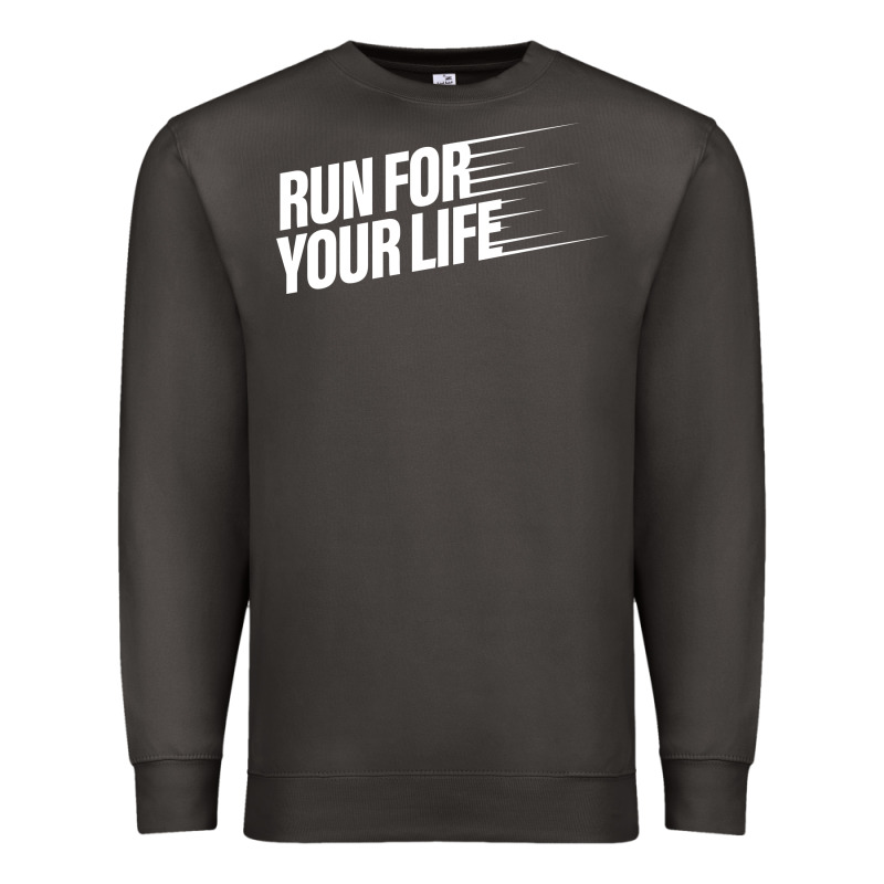 Run For Your Life Premium Sweatshirt by artisFamous | Teevron
