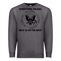 Charcoal Heather Screeching Weasel Beat Is On The Brat Premium Sweatshirt - artisFamous