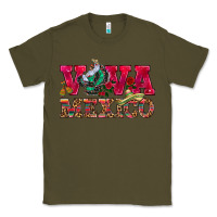 Army Green Viva Mexico Classic Tee - HowdyJamesFarm