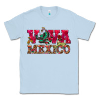 Dusty Blue Viva Mexico Classic Tee - HowdyJamesFarm