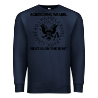 Navy Screeching Weasel Beat Is On The Brat Premium Sweatshirt - artisFamous