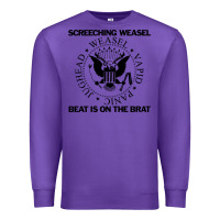 Purple Screeching Weasel Beat Is On The Brat Premium Sweatshirt - artisFamous