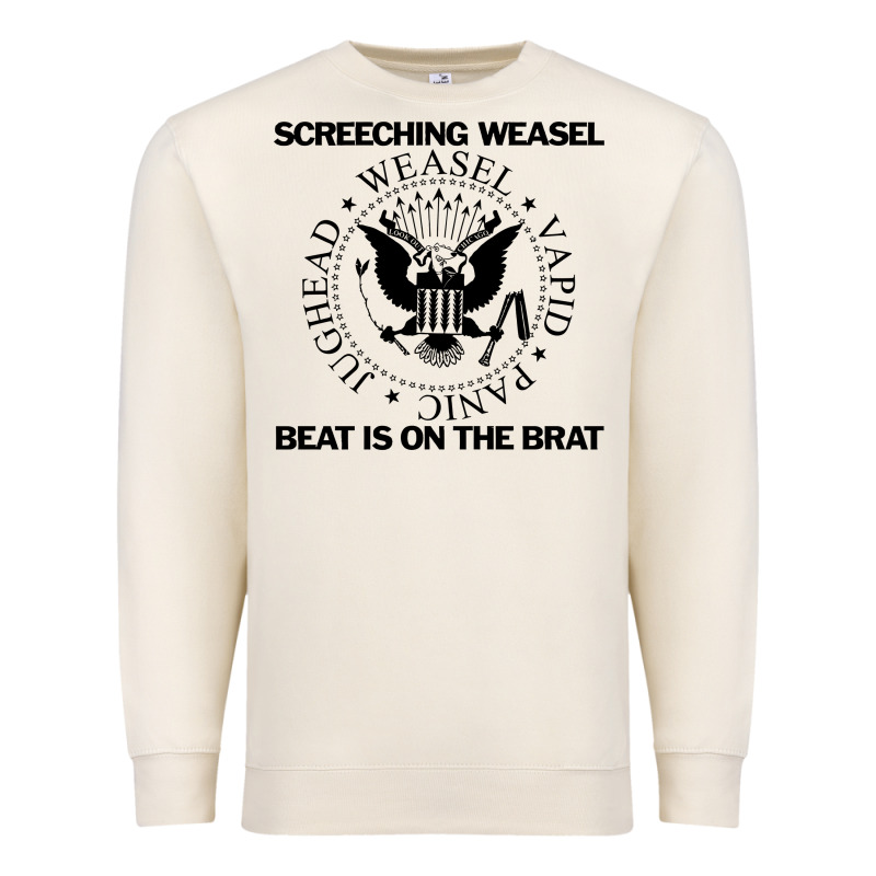 Screeching Weasel Beat Is On The Brat Premium Sweatshirt by artisFamous | Teevron
