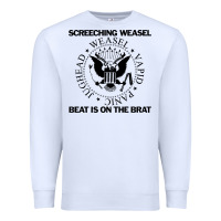 White Screeching Weasel Beat Is On The Brat Premium Sweatshirt - artisFamous