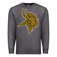 Charcoal Heather Viking Style Premium Sweatshirt - artisFamous