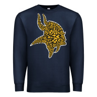 Navy Viking Style Premium Sweatshirt - artisFamous