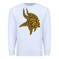 White Viking Style Premium Sweatshirt - artisFamous