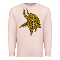 Pale Pink Viking Style Premium Sweatshirt - artisFamous