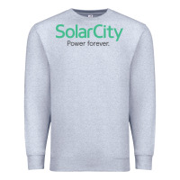 Heather Grey SolarCity Premium Sweatshirt - artisFamous