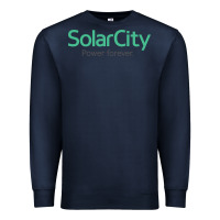 Navy SolarCity Premium Sweatshirt - artisFamous