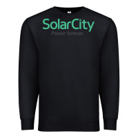 Black SolarCity Premium Sweatshirt - artisFamous