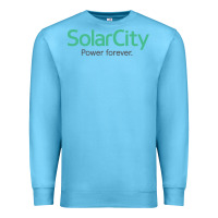 Ocean Blue SolarCity Premium Sweatshirt - artisFamous