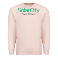 Pale Pink SolarCity Premium Sweatshirt - artisFamous