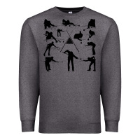 Charcoal Heather billiards Premium Sweatshirt - artisFamous