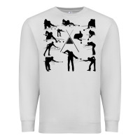Dove Grey billiards Premium Sweatshirt - artisFamous